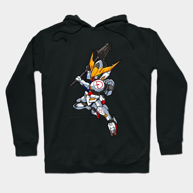 SD Gundam Barbatos Hoodie by WahyudiArtwork